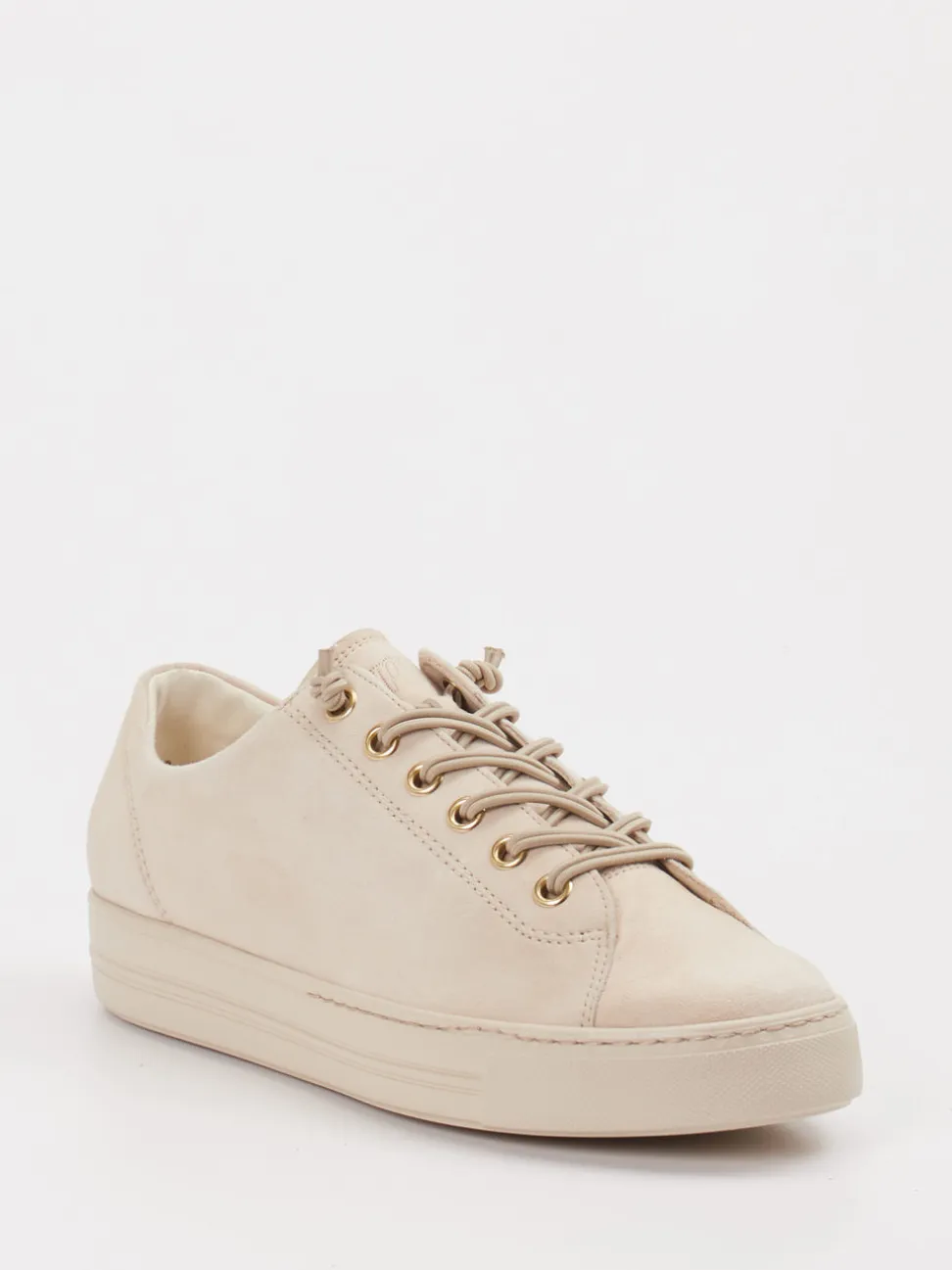 Paul Green – Sneaker aus Veloursleder beige