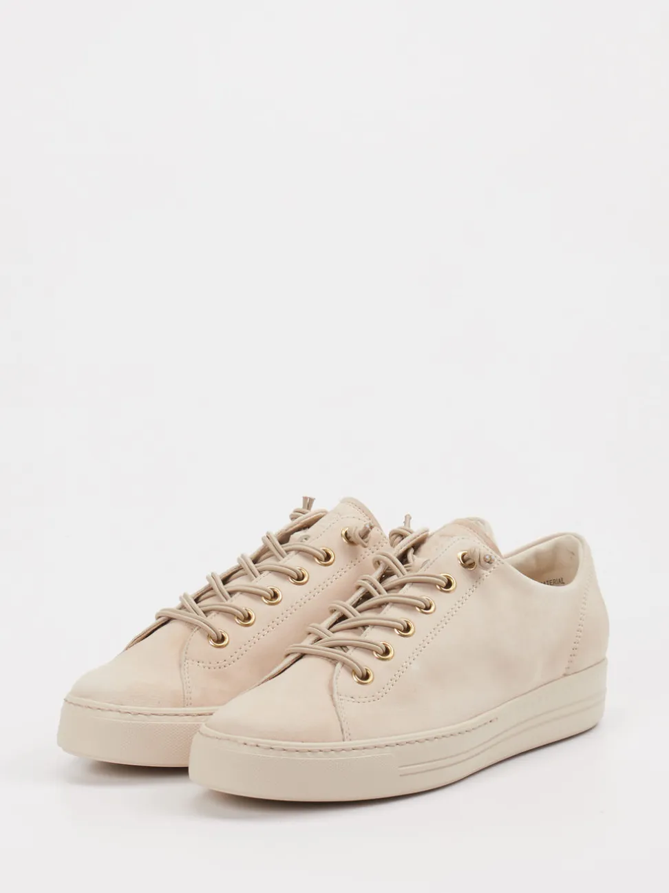 Paul Green – Sneaker aus Veloursleder beige