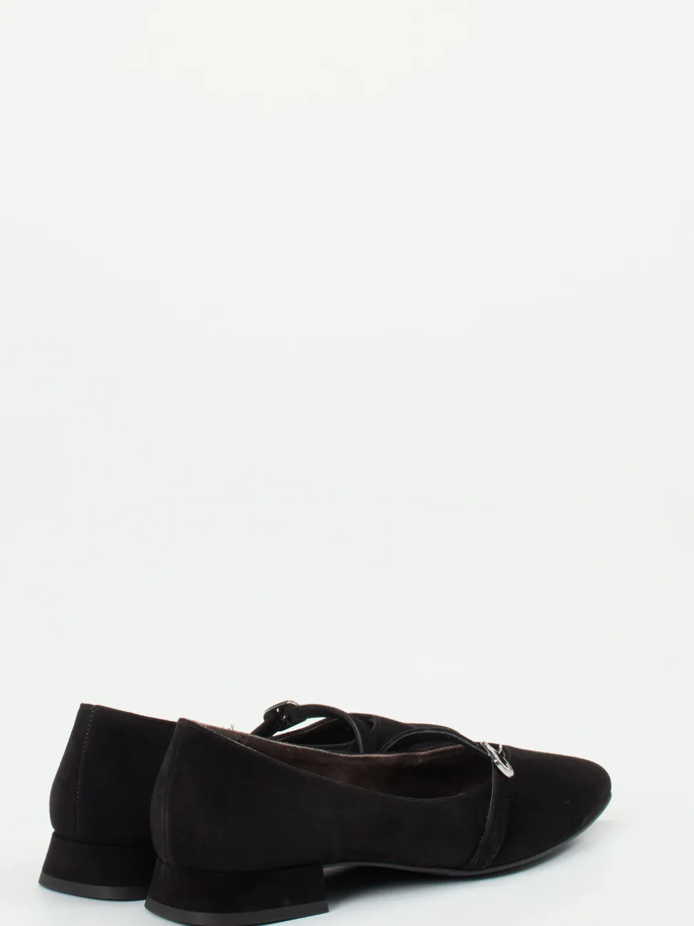 Paul Green – Spangenpumps aus Veloursleder schwarz