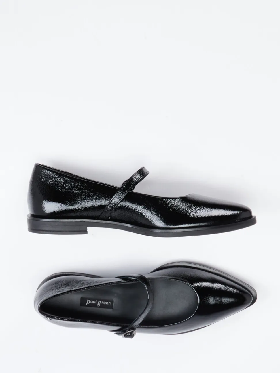 Paul Green – Spangenpumps aus Lackleder schwarz