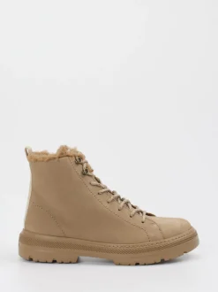 Paul Green – Stiefelette aus Nubukleder beigebraun