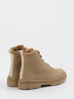 Paul Green – Stiefelette aus Nubukleder beigebraun