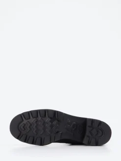 Paul Green – Stiefelette aus Veloursleder Dunkelblau