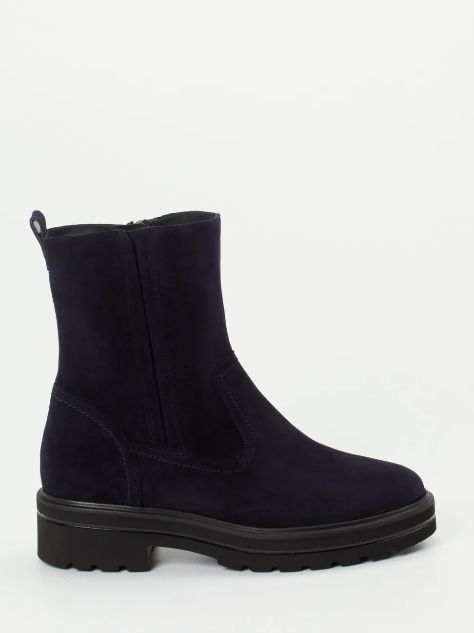 Paul Green – Stiefeletten aus Veloursleder Dunkelblau