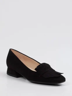 Peter Kaiser – Loafer aus Veloursleder Schwarz