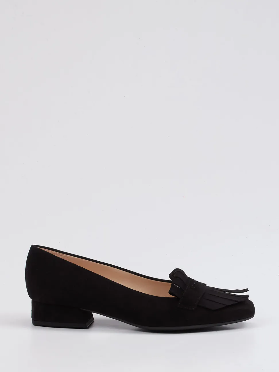 Peter Kaiser – Loafer aus Veloursleder Schwarz