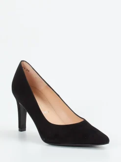 Peter Kaiser – Pumps aus Veloursleder schwarz
