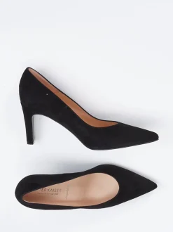 Peter Kaiser – Pumps aus Veloursleder schwarz
