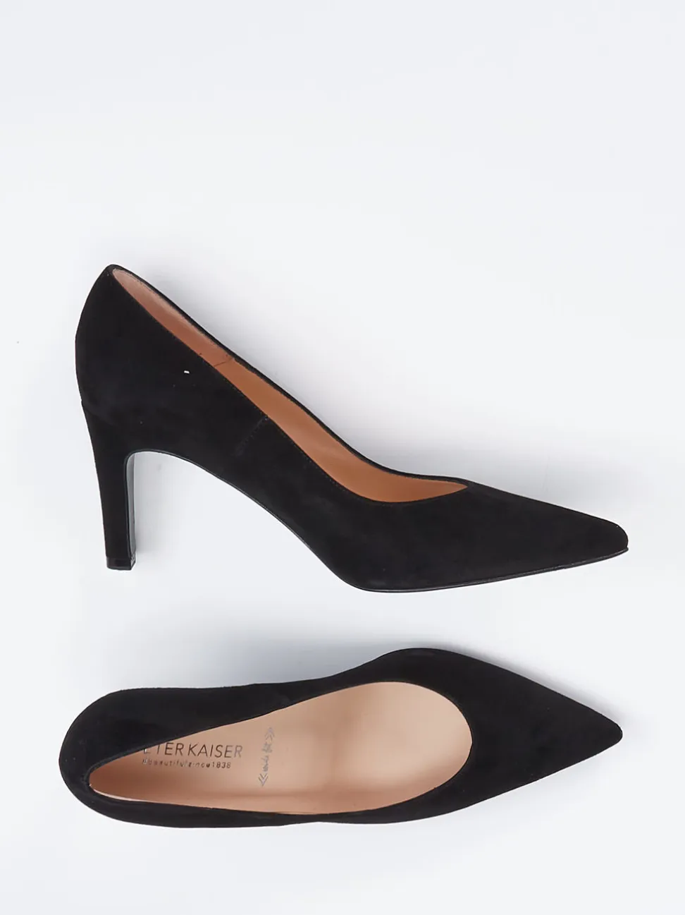 Peter Kaiser – Pumps aus Veloursleder schwarz
