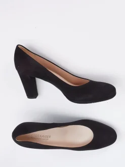 Peter Kaiser – Pumps aus Veloursleder schwarz