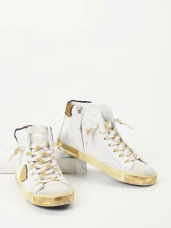 Philippe Model – High-Top Sneaker aus Kalbleder Weiß