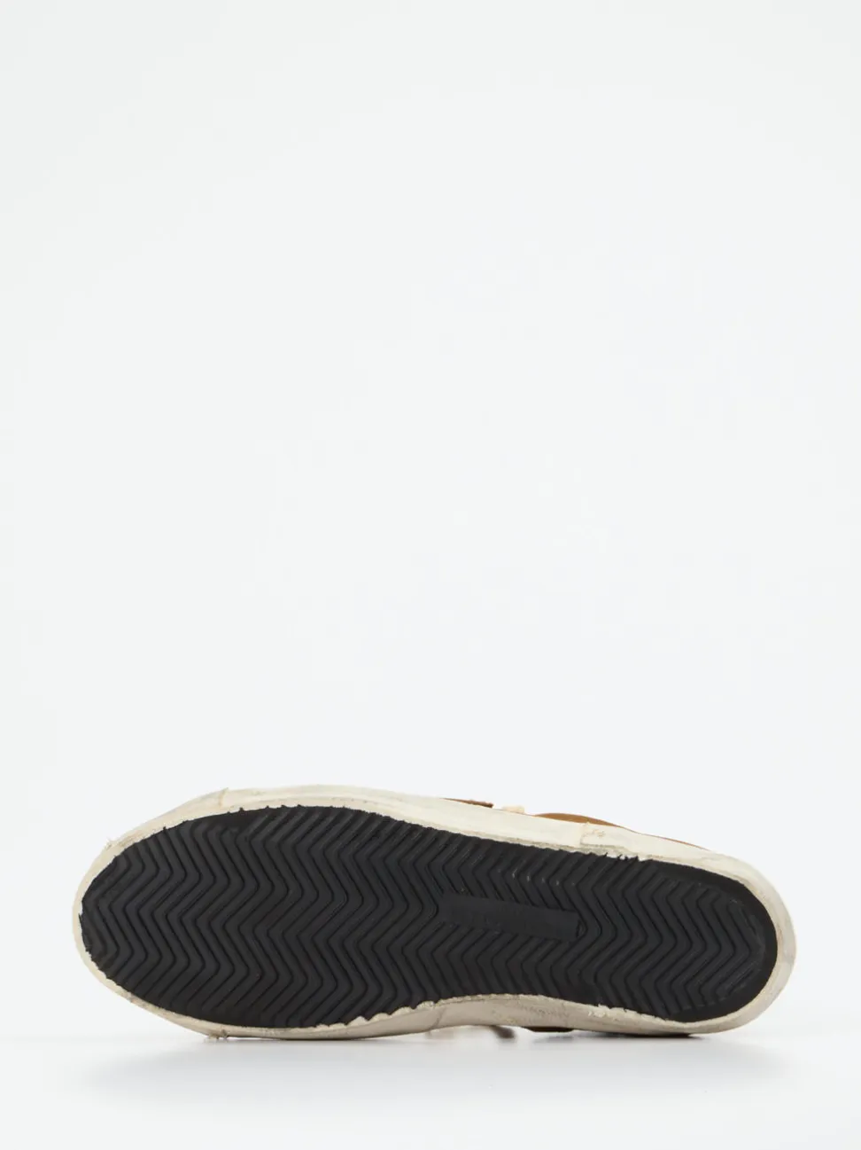 Philippe Model – High-Top Sneaker aus Veloursleder cognac