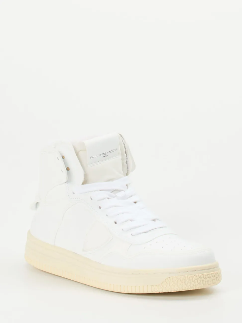 Philippe Model – High-Top Sneaker aus veganem Leder Weiß