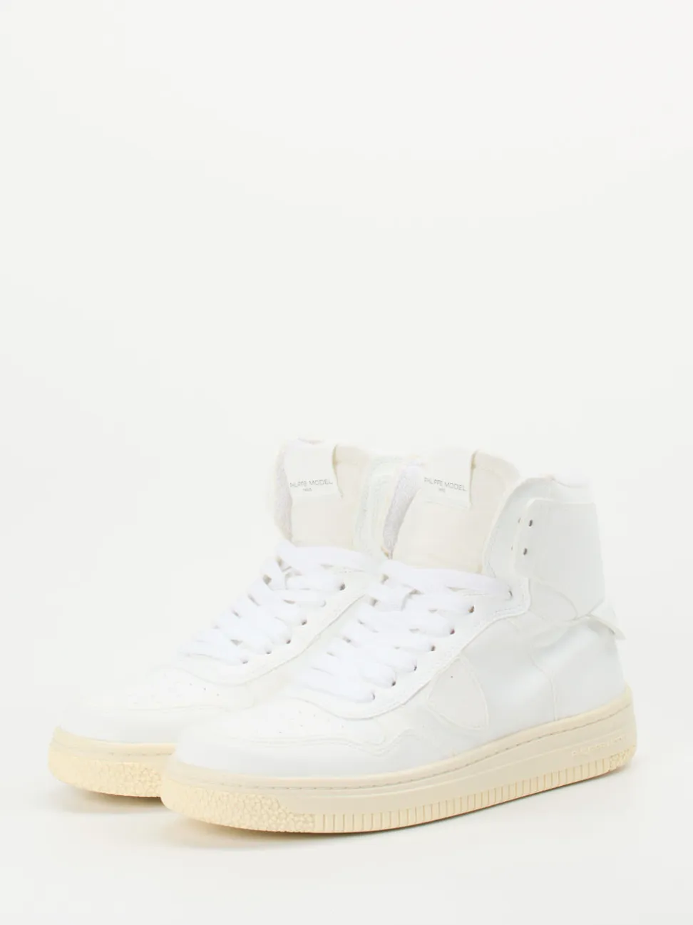 Philippe Model – High-Top Sneaker aus veganem Leder Weiß