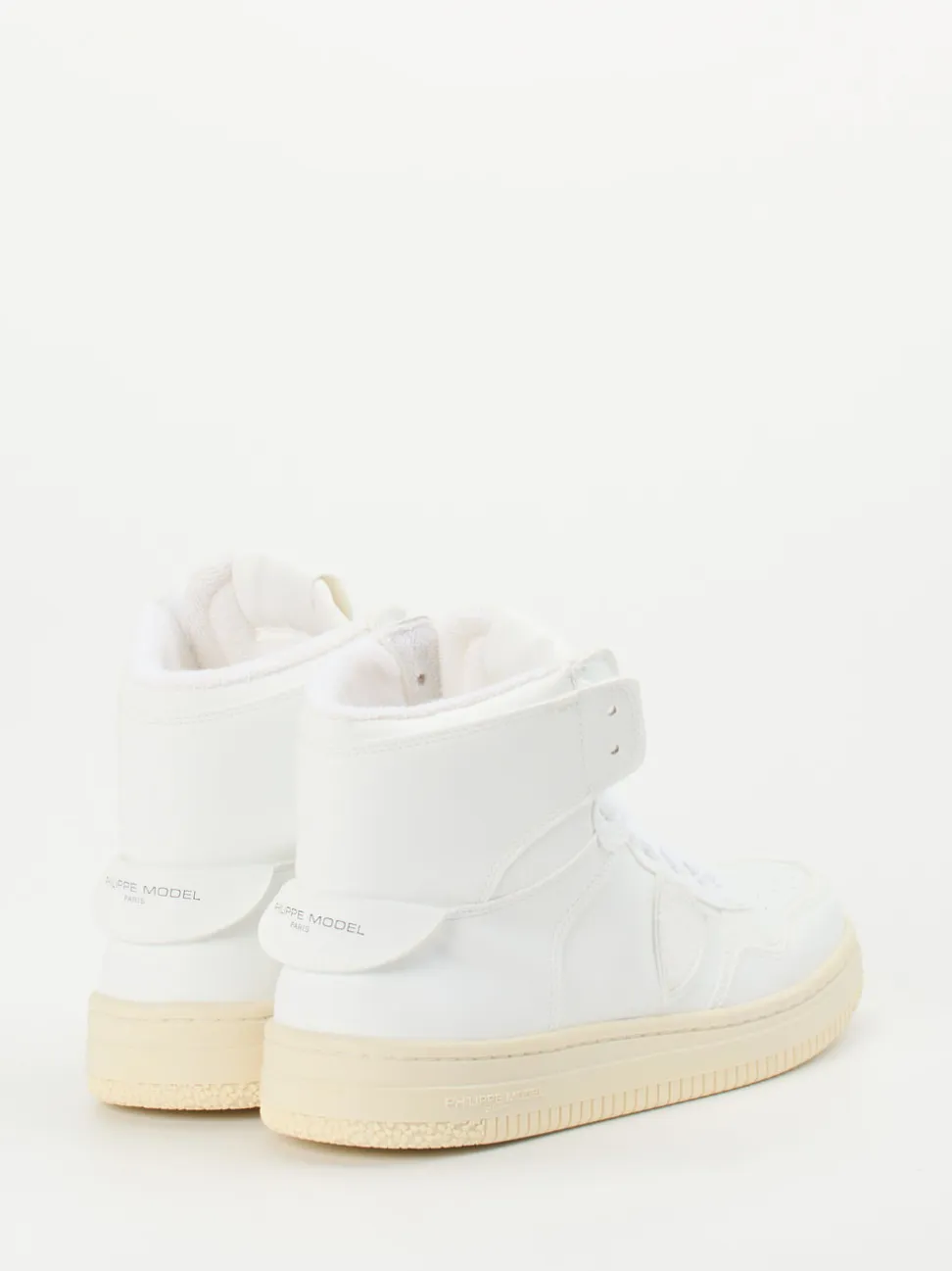 Philippe Model – High-Top Sneaker aus veganem Leder Weiß