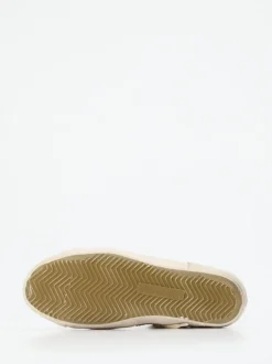 Philippe Model – High-Top Sneaker aus Velour/Textil Taupe