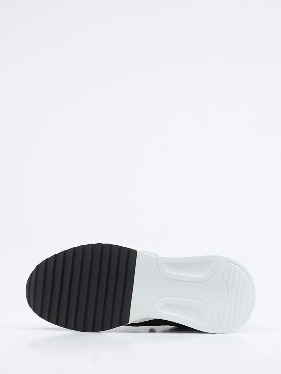 Philippe Model – High-Top Sneaker aus Veloursleder schwarz