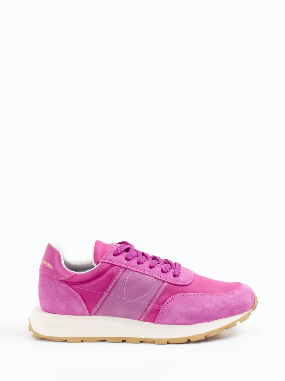 Philippe Model – Retro-Sneaker aus Veloursleder pink