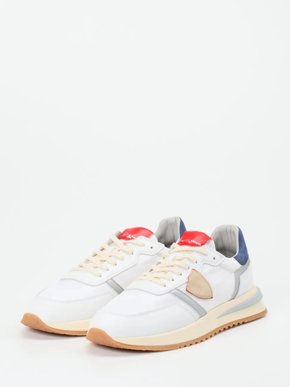 Philippe Model – Retro-Sneaker aus Kalbleder Offwhite