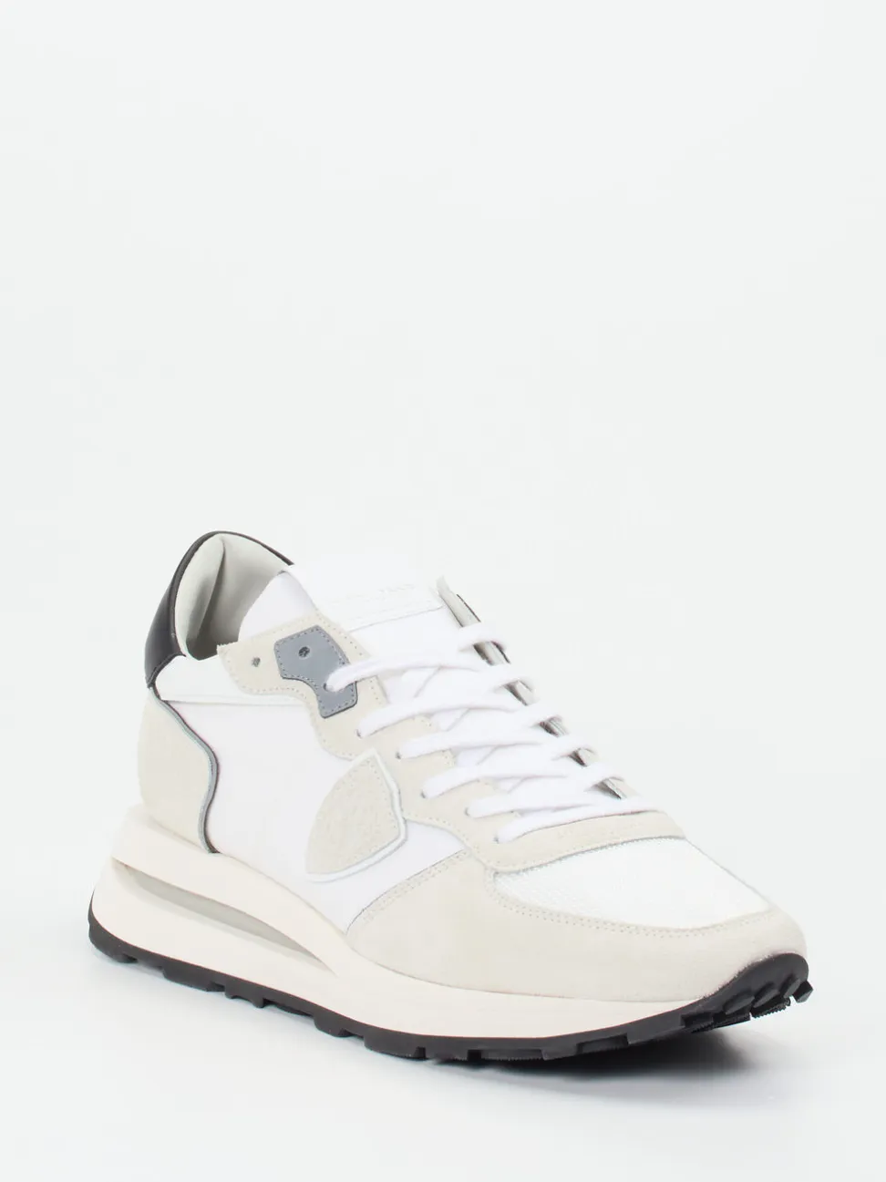 Philippe Model – Retro-Sneaker aus Veloursleder Off-White