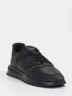Philippe Model – Sneaker aus Kalbleder schwarz
