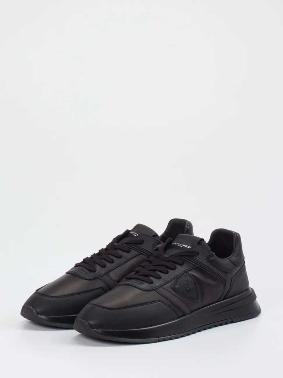 Philippe Model – Sneaker aus Kalbleder schwarz