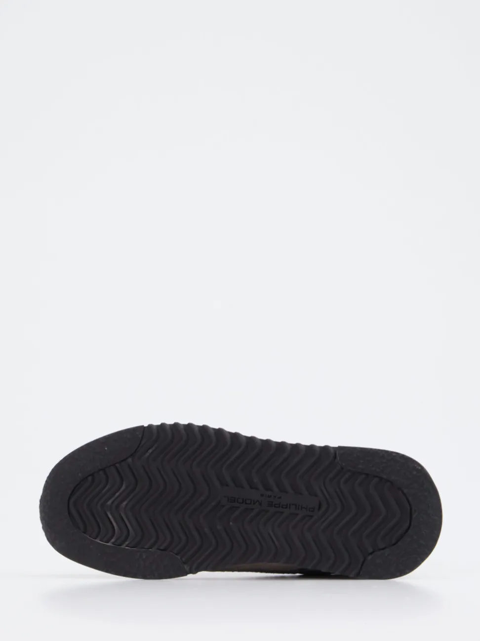 Philippe Model – Sneaker aus Velours und Mesh grau