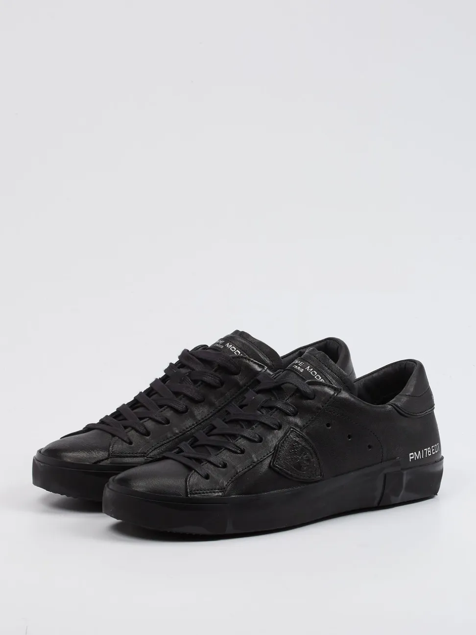 Philippe Model – Sneaker aus Kalbleder Schwarz