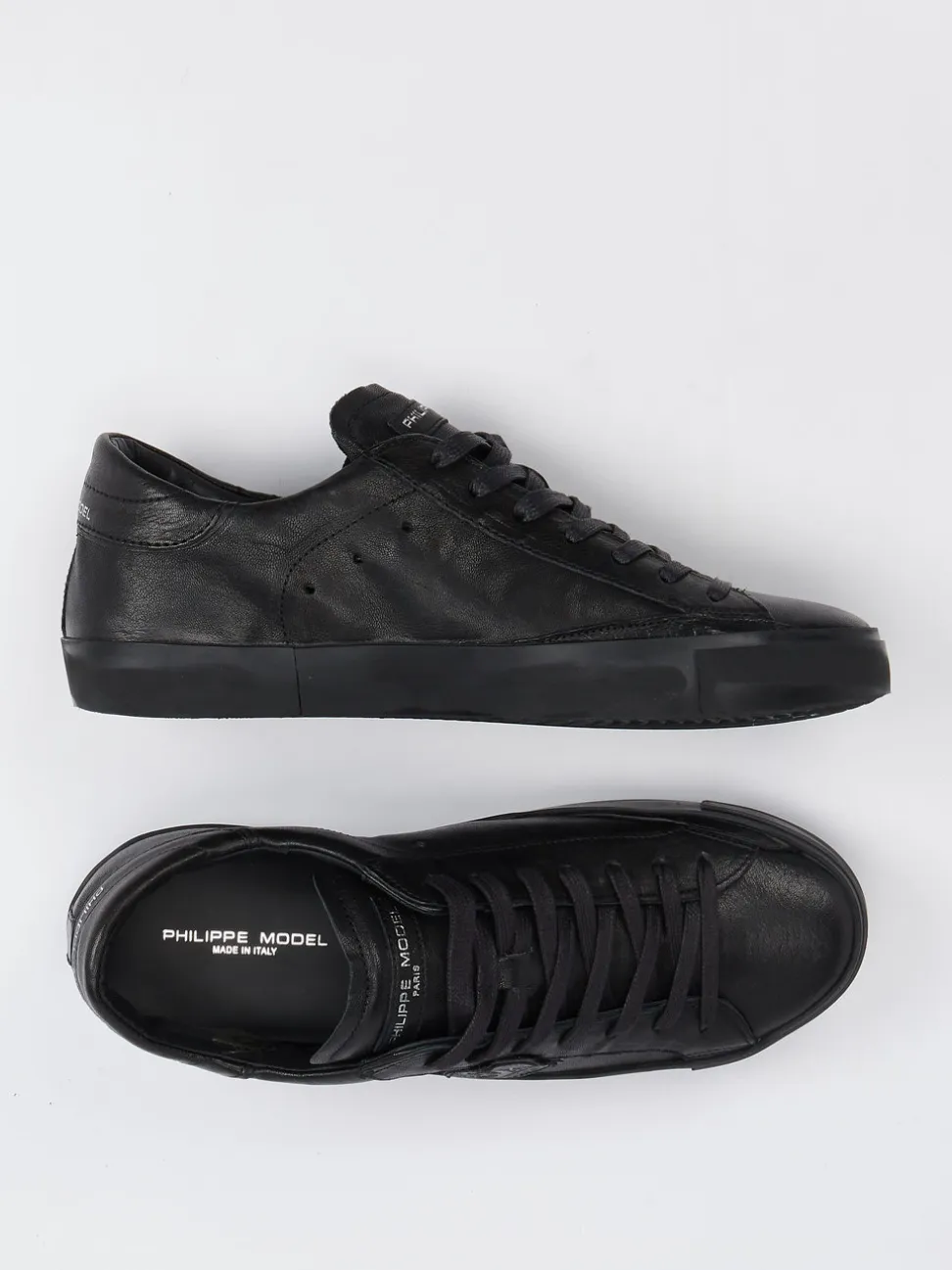Philippe Model – Sneaker aus Kalbleder Schwarz