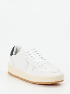 Philippe Model – Sneaker aus Kalbleder in Weiß