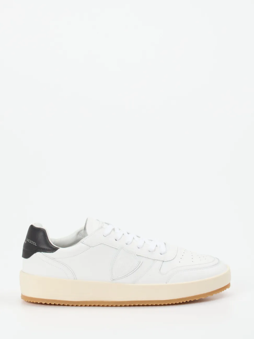 Philippe Model – Sneaker aus Kalbleder in Weiß