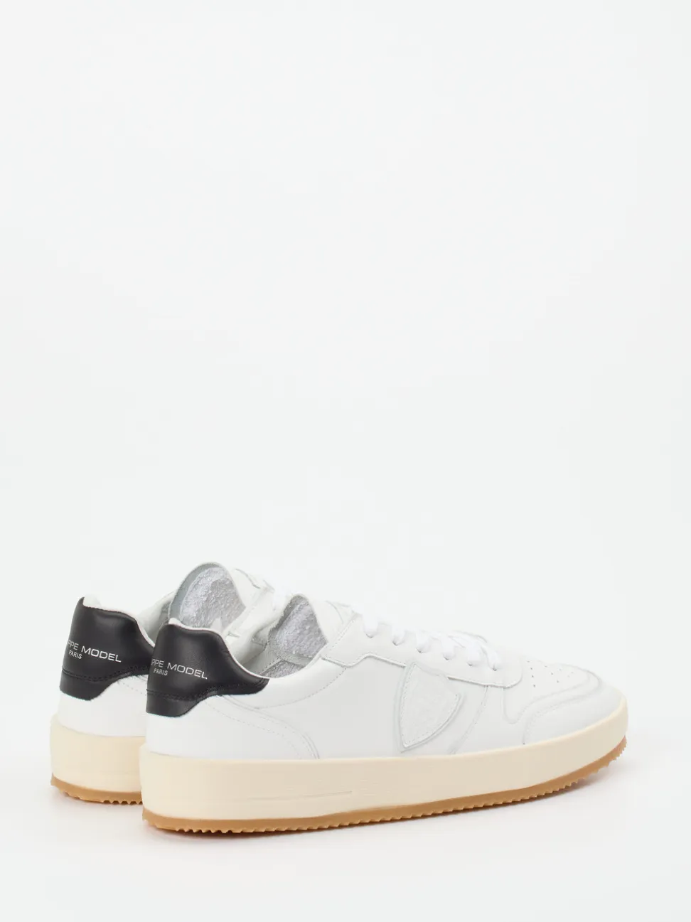 Philippe Model – Sneaker aus Kalbleder in Weiß