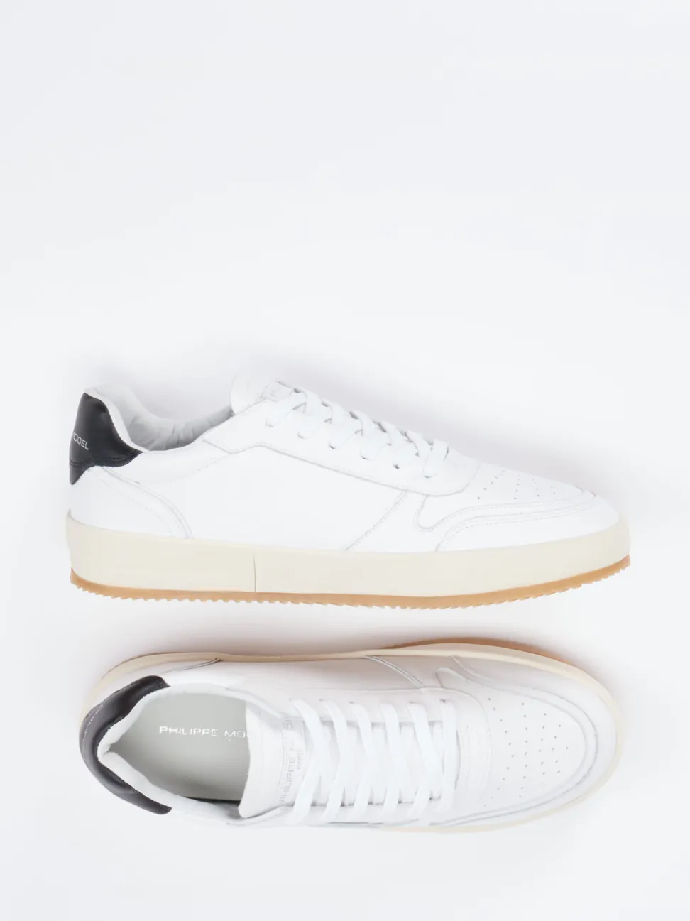 Philippe Model – Sneaker aus Kalbleder in Weiß