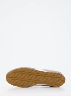 Philippe Model – Sneaker aus Veloursleder hellgrau