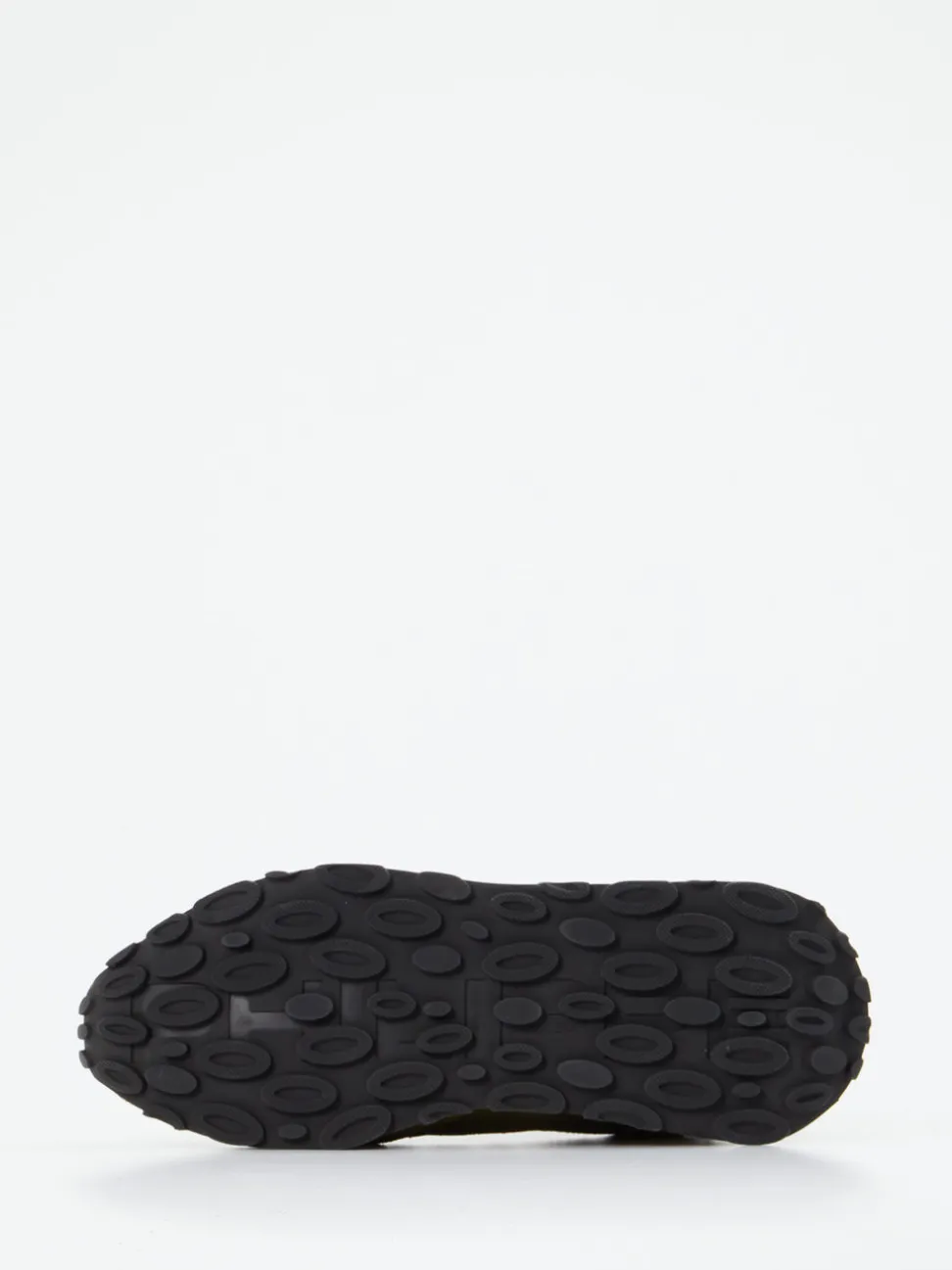 Philippe Model – Sneaker aus Veloursleder olivgrün