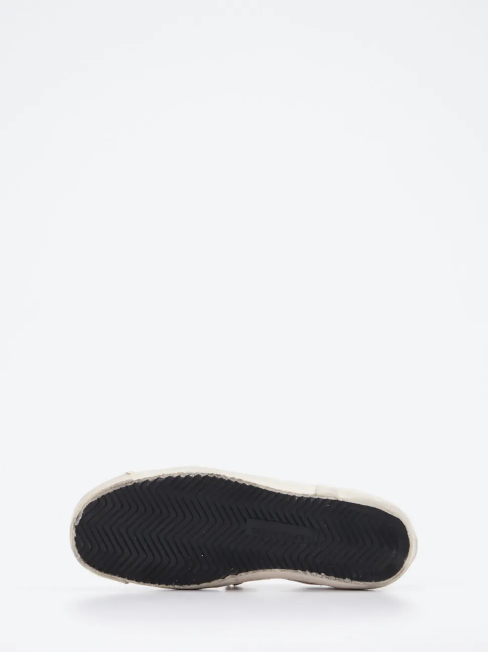 Philippe Model – Sneaker aus Glattleder in Weiß Gold