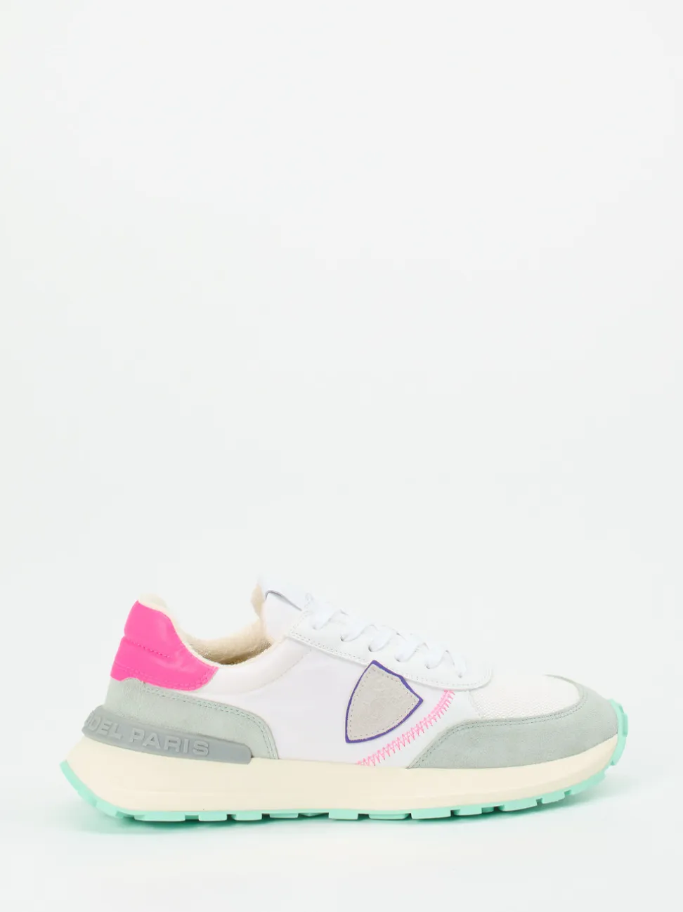 Philippe Model – Sneaker aus Veloursleder in Multicolor