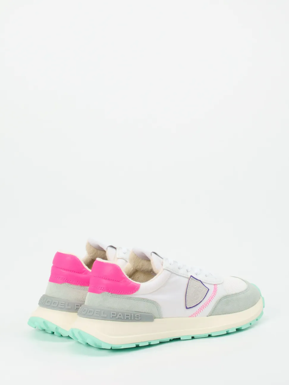 Philippe Model – Sneaker aus Veloursleder in Multicolor
