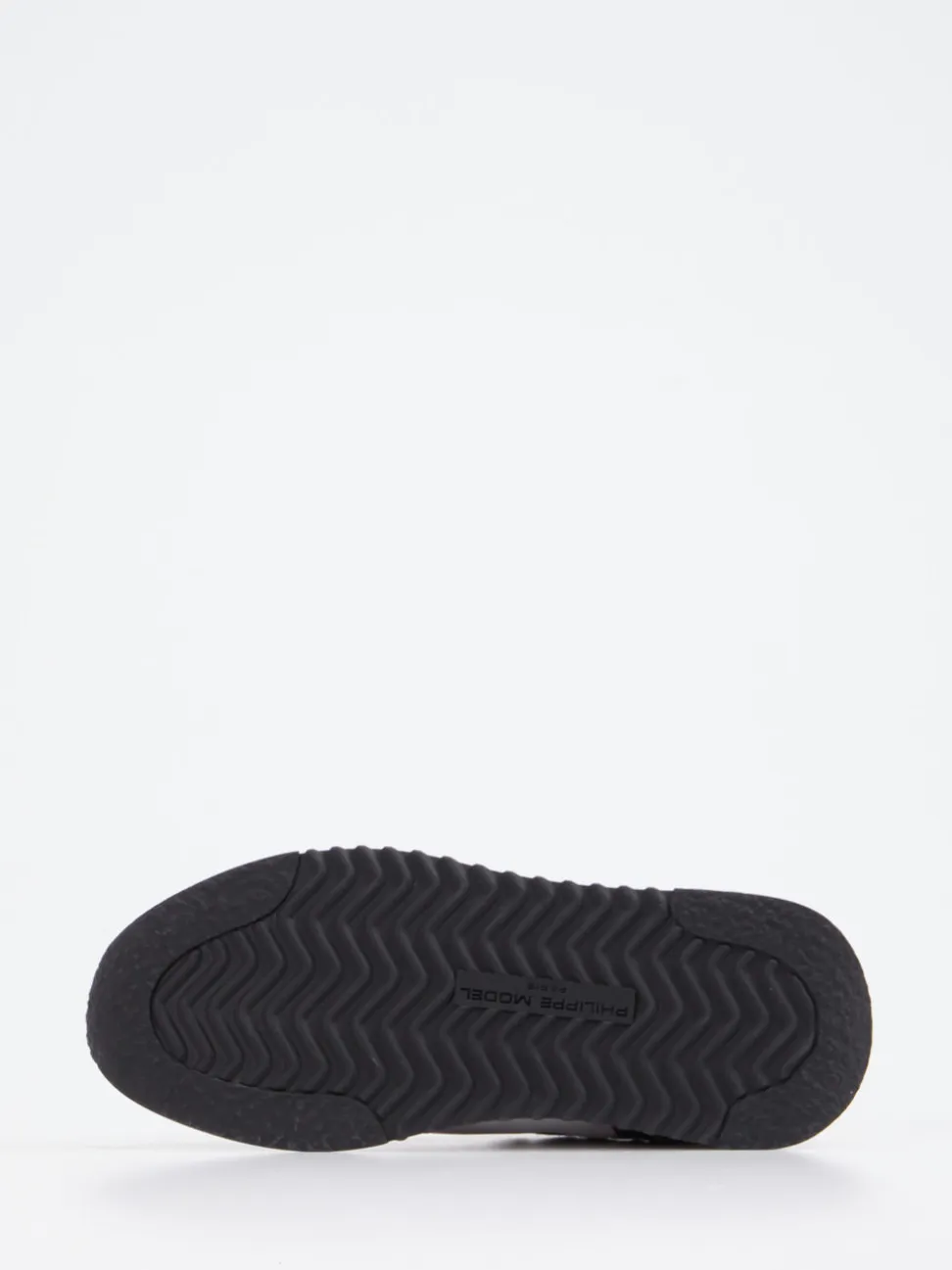 Philippe Model – Sneaker aus Veloursleder grau