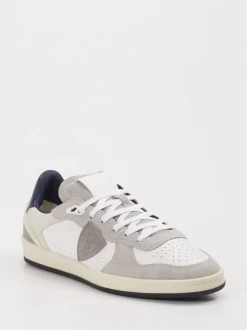 Philippe Model – Sneaker aus Veloursleder grau