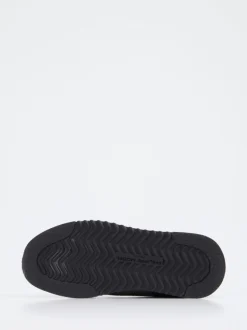 Philippe Model – Sneaker aus Velour/Textil dunkelgrau