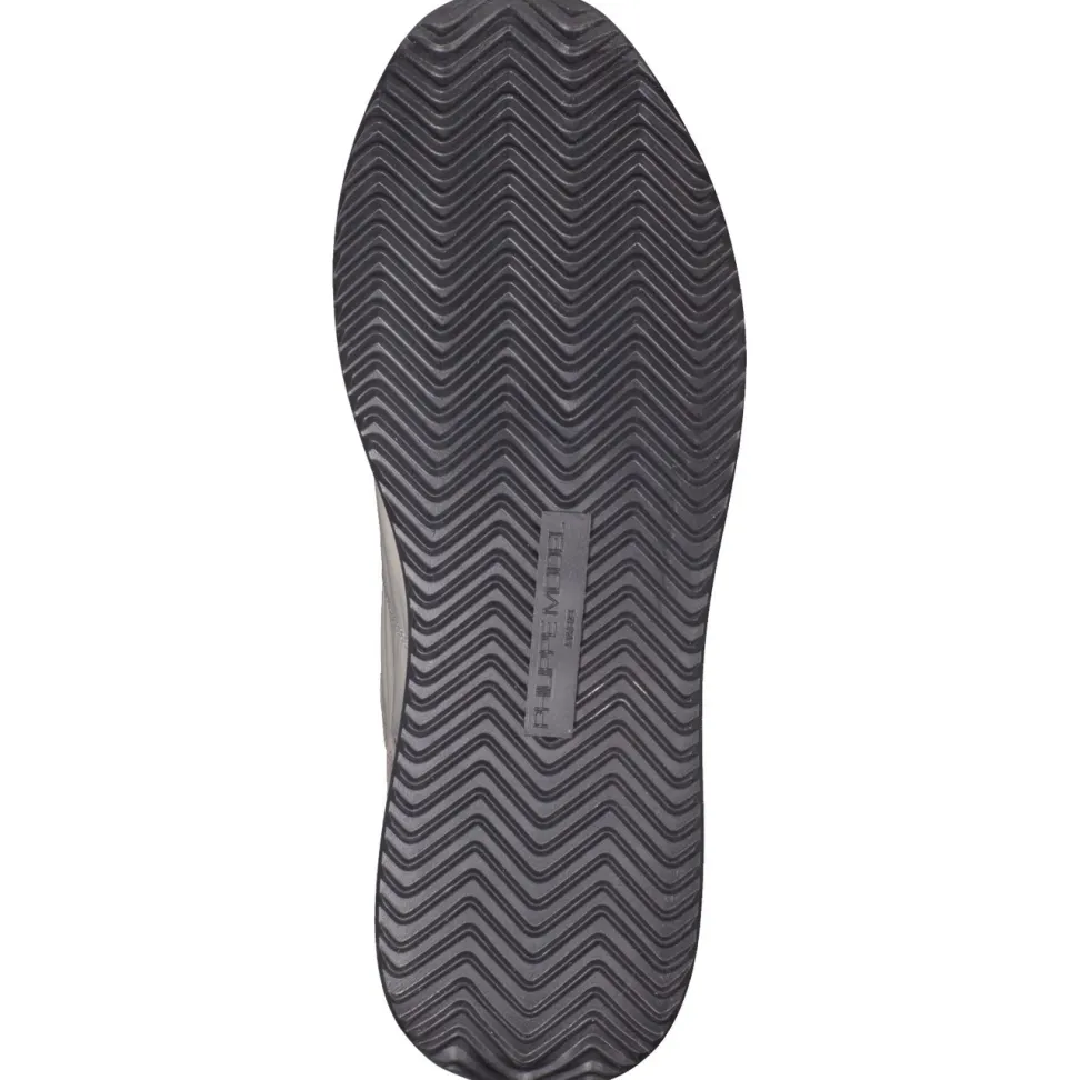 Philippe Model – Sneaker aus Veloursleder grau-grün