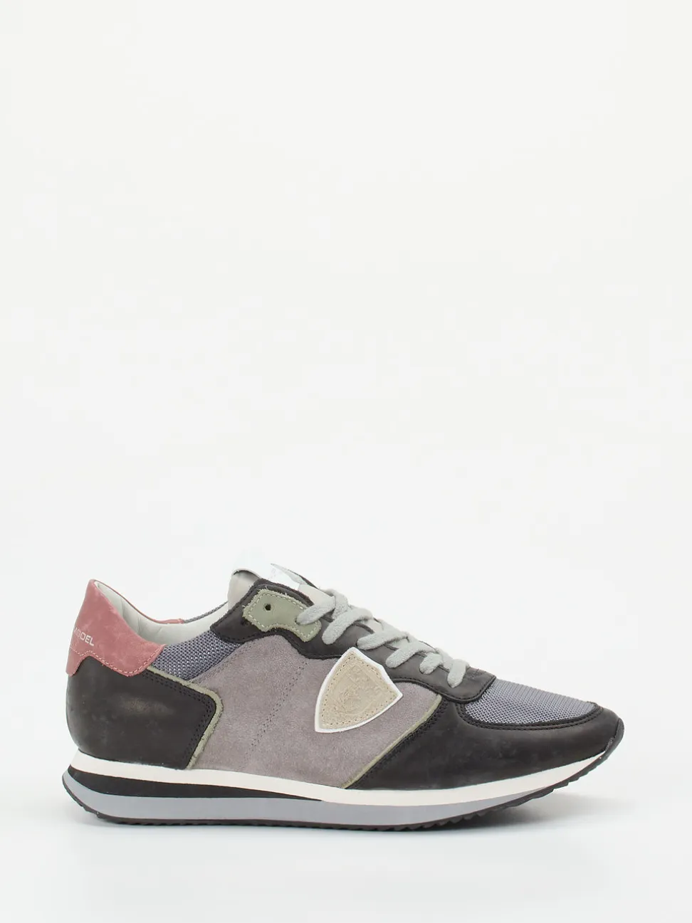 Philippe Model – Sneaker aus Kalbleder im Retro-Stil