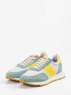 Philippe Model – Sneaker aus Veloursleder und Nylon