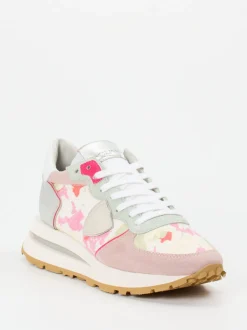 Philippe Model – Sneaker aus Veloursleder und Canvas