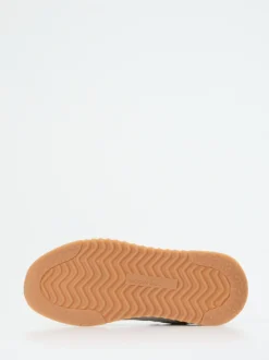 Philippe Model – Sneaker aus Metallicleder silber