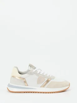 Philippe Model – Sneaker aus Veloursleder Offwhite