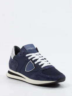 Philippe Model – Sneaker aus Veloursleder und Nylon