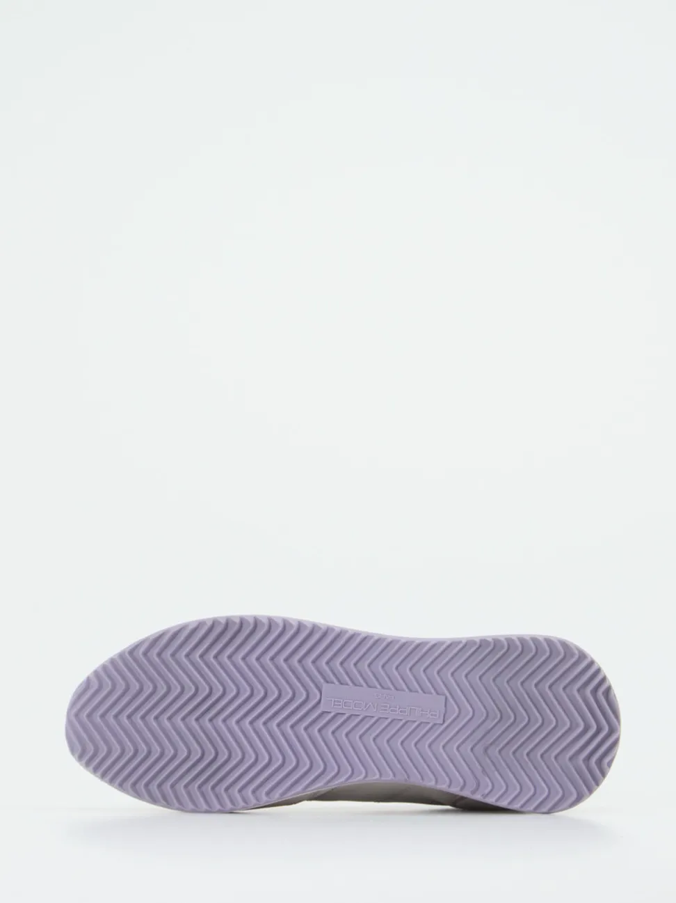Philippe Model – Sneaker aus Veloursleder in Hellgrau