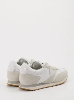 Philippe Model – Sneaker aus Leder-Mix in Offwhite
